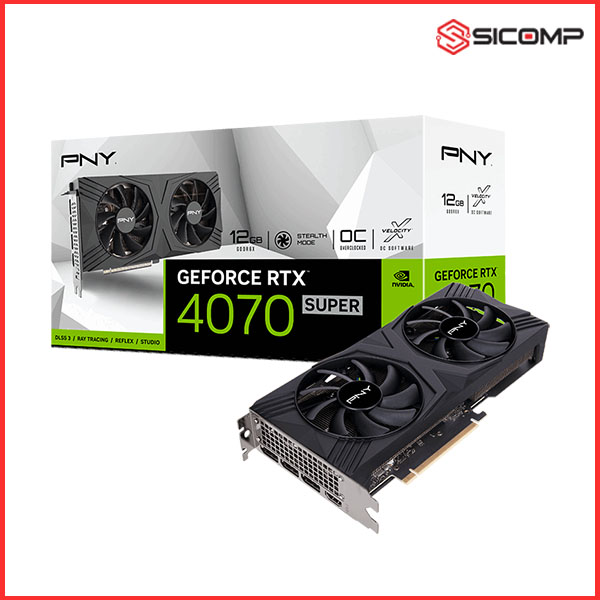 CARD MÀN HÌNH PNY GEFORCE RTX 4070 SUPER VERTO OC 12GB GDDR6X, Picture 1