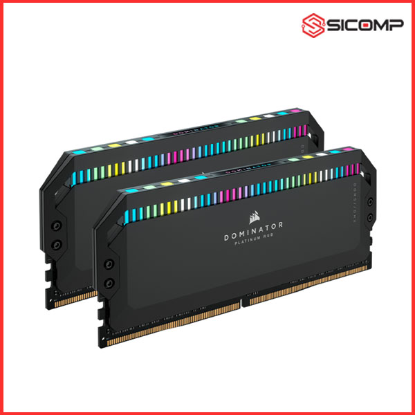 RAM DESKTOP CORSAIR DOMINATOR PLATINUM 64GB (2x32GB) RGB 6000 DDR5 (CMT64GX5M2B6000C40) , Picture 2