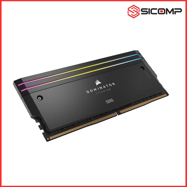 RAM DESKTOP CORSAIR DOMINATOR TITANIUM RGB BLACK HEATSPREADER 32GB (2x16GB) DDR5 6000MHZ (CMP32GX5M2B6000C30), Picture 5