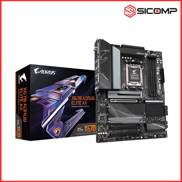 MAINBOARD GIGABYTE X670 AORUS ELITE AX, Picture 1