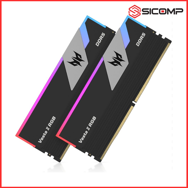 RAM (EXPO/ AM5) ACER PREDATOR VESTA II RGB DDR5 32GB (2x16GB) BUS 6000 BLACK, Picture 1