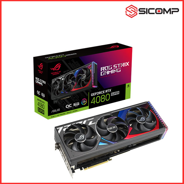 CARD MÀN HÌNH ASUS ROG STRIX GEFORCE RTX 4080 SUPER 16GB GDDR6X OC EDITION, Picture 1