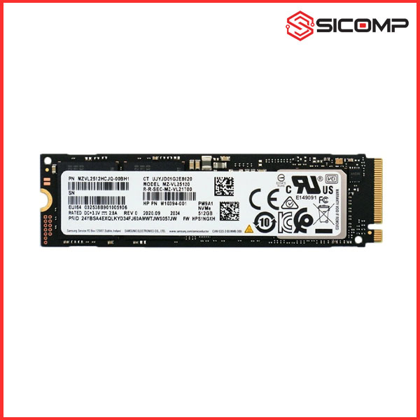 Ổ CỨNG SSD SAMSUNG NVME PM9A1 512GB M.2 PCIE GEN 4x4 MZ-VL25120, Picture 2