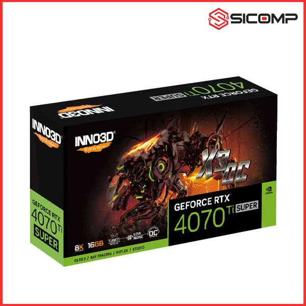 CARD MÀN HÌNH INNO3D GEFORCE RTX 4070 Ti SUPER X3 OC, Picture 1