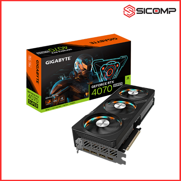 CARD MÀN HÌNH GIGABYTE GEFORCE  RTX 4070 SUPER GAMING OC 12G – 12GB GDDR6X, Picture 1