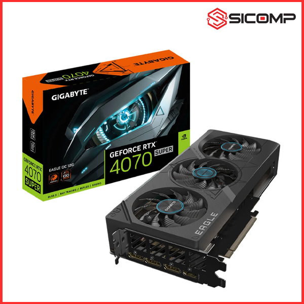 CARD MÀN HÌNH GIGABYTE GEFORCE  RTX 4070 SUPER EAGLE OC 12G – 12GB GDDR6X , Picture 1