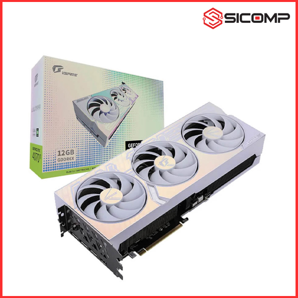 CARD MÀN HÌNH CORLORFUL IGAME GEFORCE RTX 4070 TI ULTRA WHITE OC-V, Picture 1