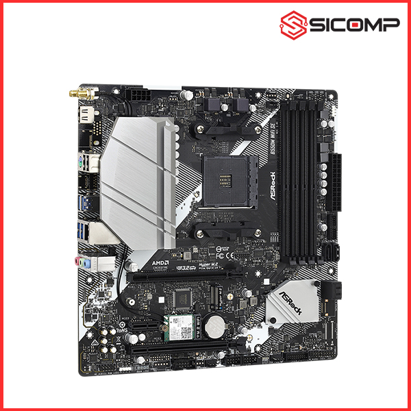 MAINBOARD ASROCK B550M WIFI SE (SOCKET AM4, M-ATX, 4 KHE RAM), Picture 4