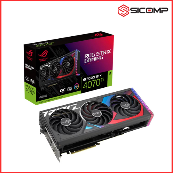 CARD MÀN HÌNH ASUS ROG STRIX GEFORCE RTX 4070 TI 12GB GDDR6X OC EDITION, Picture 1