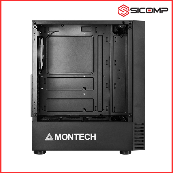 VỎ CASE MONTECH X2 MESH - BLACK (3 FAN LED RGB CÀI ĐẶT SẴN), Picture 2