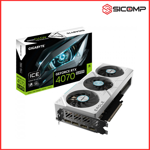 CARD MÀN HÌNH GIGABYTE GEFORCE RTX 4070 SUPER EAGLE OC ICE 12G, Picture 1