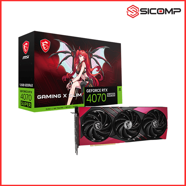 CARD MÀN HÌNH MSI GEFORCE RTX 4070 SUPER 12G GAMING X SLIM MLG, Picture 1