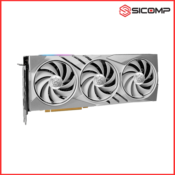 CARD MÀN HÌNH MSI GEFORCE RTX 4070 SUPER 12G GAMING X SLIM WHITE, Picture 3