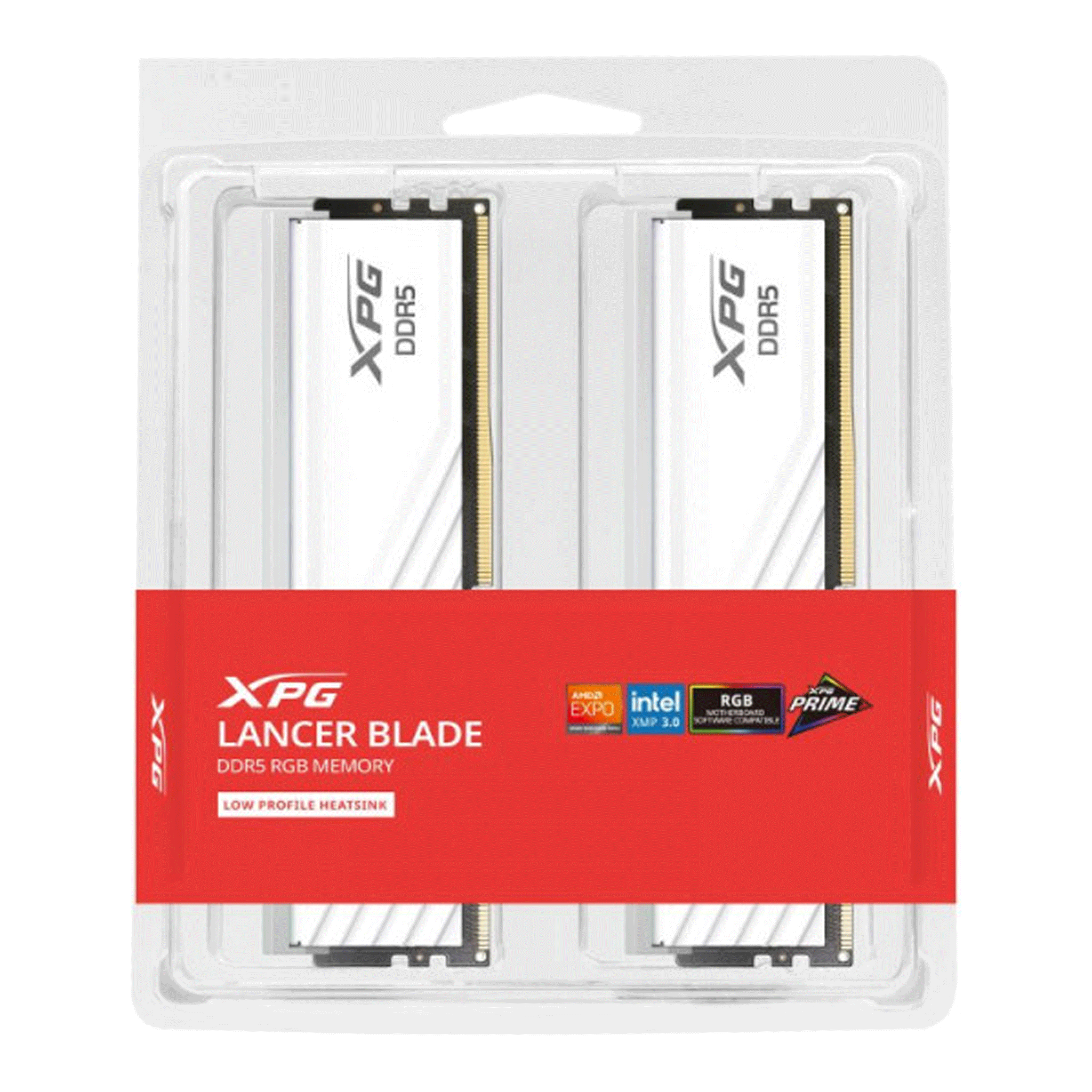 RAM (EXPO/ AM5) ADATA XPG LANCER RGB WHITE- 32GB (2x16GB) 6000MHz DDR5 | CL30, Picture 3