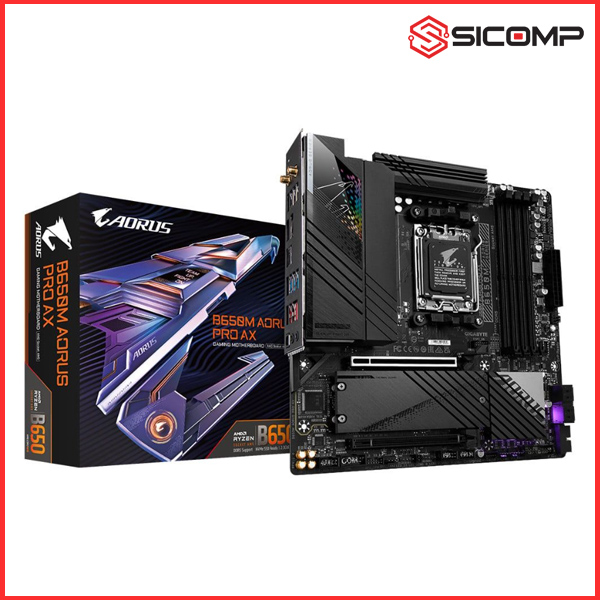 MAINBOARD GIGABYTE B650M AORUS PRO AX, Picture 1