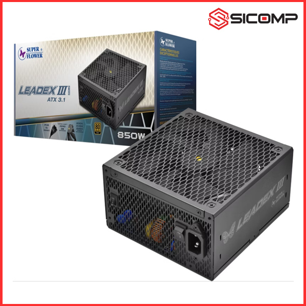 NGUỒN MÁY TÍNH SUPER FLOWER LEADEX LEADEX III GOLD UP ATX 3.1 850W, Picture 1