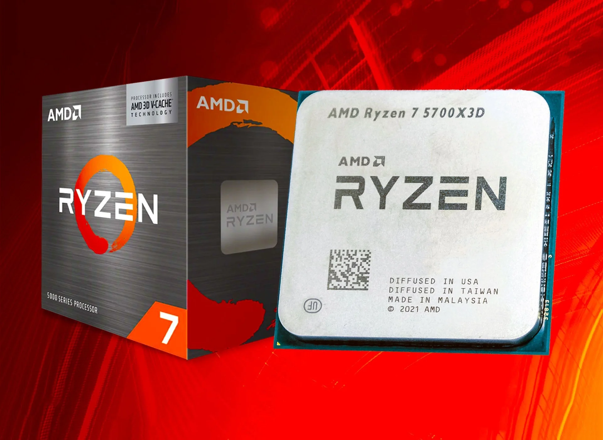 CPU AMD Ryzen 7 5700X3D