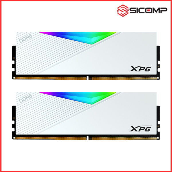 RAM DESKTOP (EXPO/ AM5) ADATA XPG MODULE LANCER RGB WHITE - 64GB (2x32GB) 6000MHz DDR5 (AX5U6000C3032G-DCLARWH), Picture 2