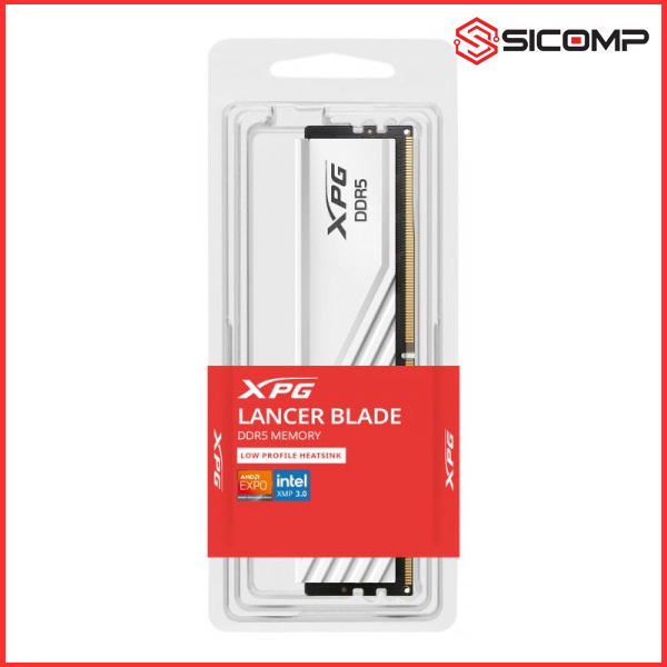 RAM (EXPO/ AM5) ADATA XPG LANCER BLADE WHITE - 16GB (1x16GB) 5600MHz DDR5, Picture 1