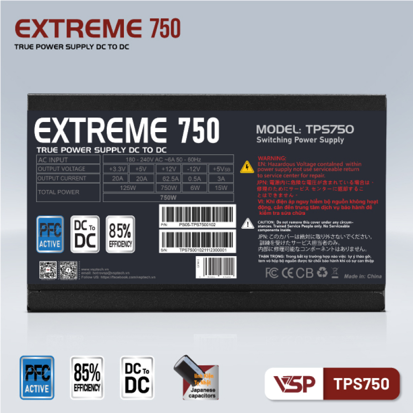 NGUỒN VSP EXTREME TPS750 750W (DC TO DC), Picture 2