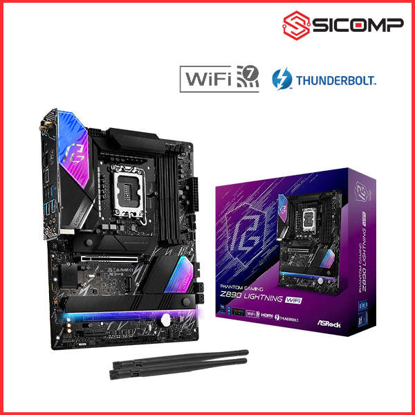 MAINBOARD ASROCK PHANTOM GAMING Z890 LIGHTNING WIFI, Picture 1