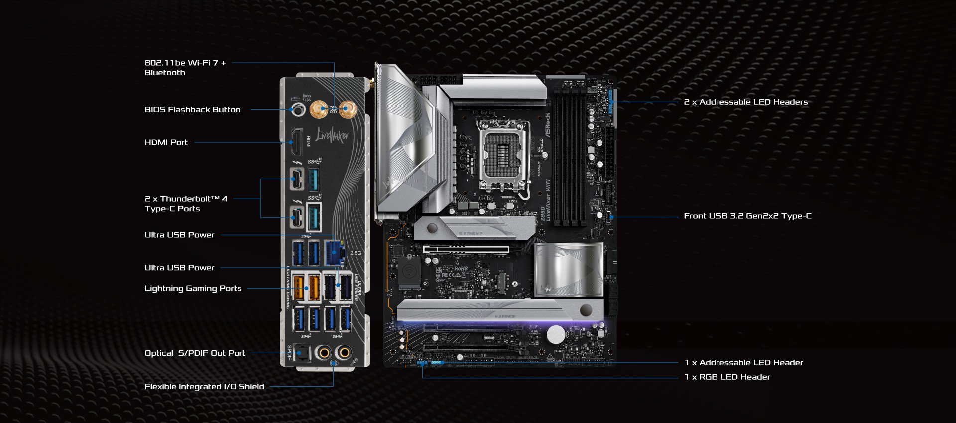 Mainboard ASRock Z890 Livemixer Wifi