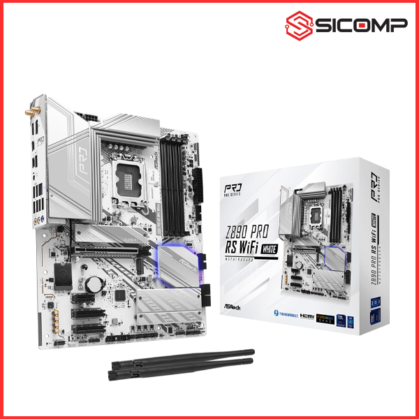 MAINBOARD ASROCK Z890 PRO RS WIFI WHITE, Picture 1