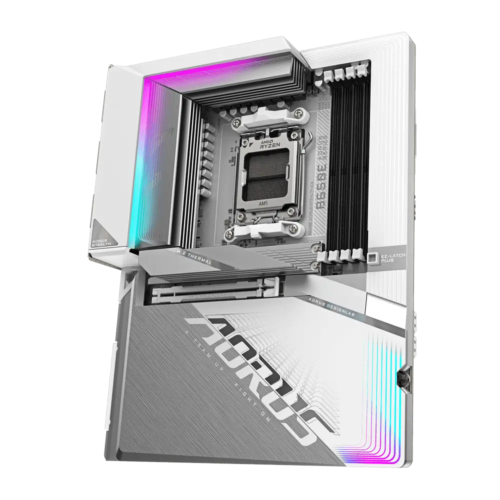 MAINBOARD GIGABYTE B650E AORUS STEALTH ICE, Picture 4