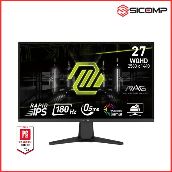 MÀN HÌNH GAMING MSI MAG 275QF (27 INCH - WQHD - RAPID IPS - 180HZ - 0.5MS - PHẲNG), Picture 1