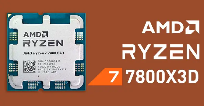 CPU AMD Ryzen 7 7800X3D