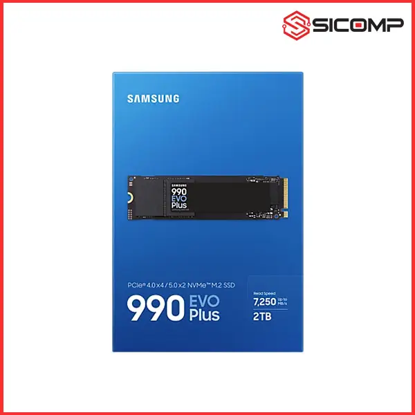 Ổ CỨNG SSD SAMSUNG 990 EVO PLUS 2TB V-NAND M.2 PCIE 4.0 X4 / 5.0 X2 NVME 2.0, Picture 2