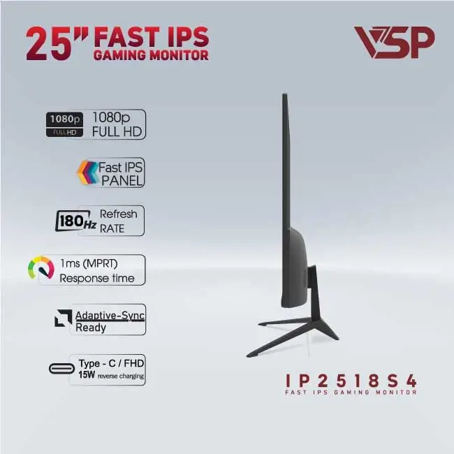 MÀN HÌNH VSP  IP2518S4 (24.5 INCH / FHD / FAST IPS / 180HZ / 1MS), Picture 4