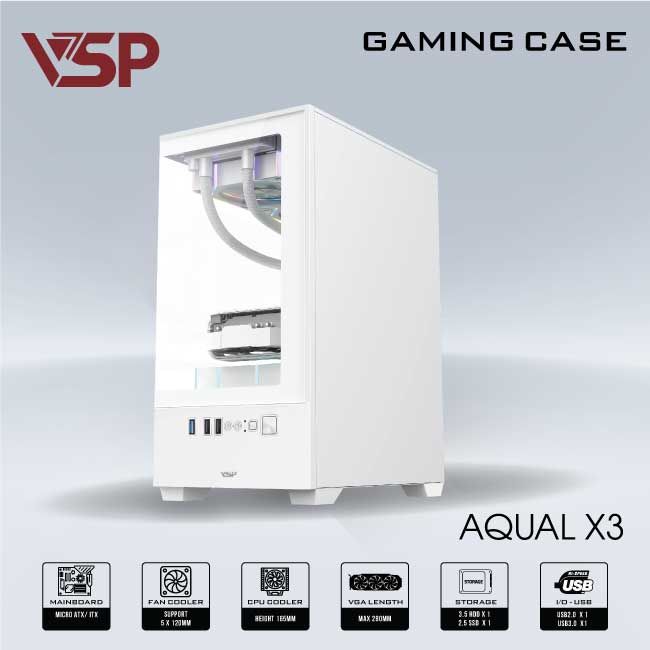 VỎ CASE VSP AQUAL X3 - TRẮNG, Picture 4