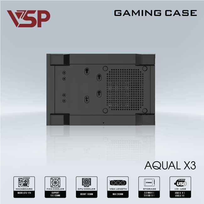 VỎ CASE VSP AQUAL X3 - ĐEN, Picture 5