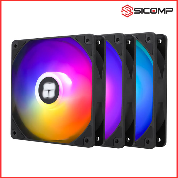 FAN THERMALRIGHT TL-C12C-S X3 RGB BLACK - 3 FAN, Picture 2