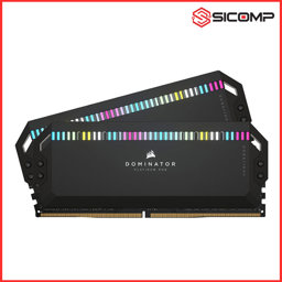 Picture of AM DESKTOP CORSAIR DOMINATOR PLATINUM RGB BLACK 32GB (2X16GB) DDR5 5200MHZ