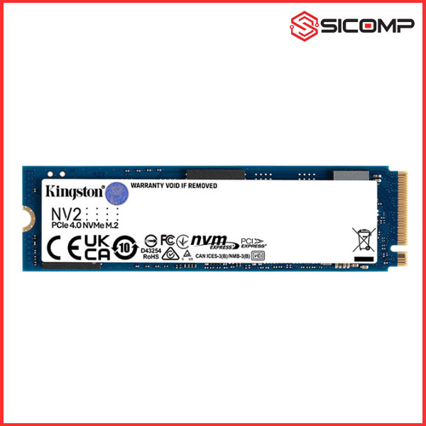 Ổ CỨNG SSD KINGSTON NV2 250GB NVME M.2 2280 PCIE GEN 4X4 (ĐỌC 3000MB/S - GHI 1300MB/S), Picture 3