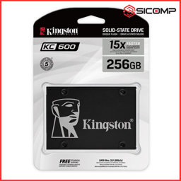 Picture of Ổ CỨNG SSD KINGSTON KC600 256GB 2.5 INCH SATA3 (ĐỌC 550MB/S - GHI 500MB/S)