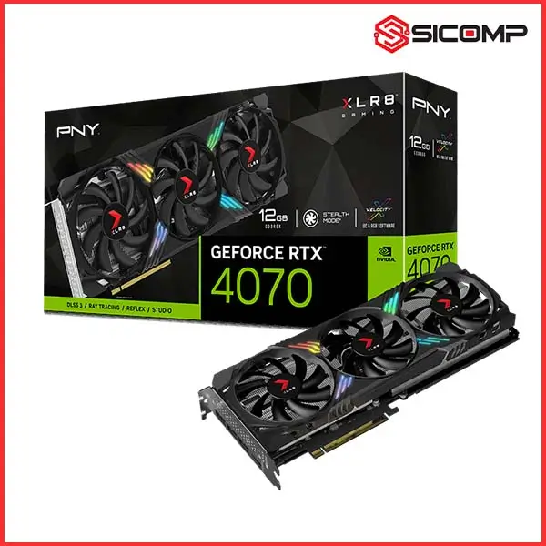 CARD MÀN HÌNH PNY GEFORCE RTX 4070 12GB XLR8 GAMING VERTO EPIC-X RGB (NEW, NHẬP KHẨU), Picture 1