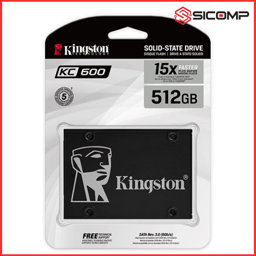 Picture of Ổ CỨNG SSD KINGSTON KC600 512GB 2.5 INCH SATA3 (ĐỌC 550MB/S - GHI 520MB/S)