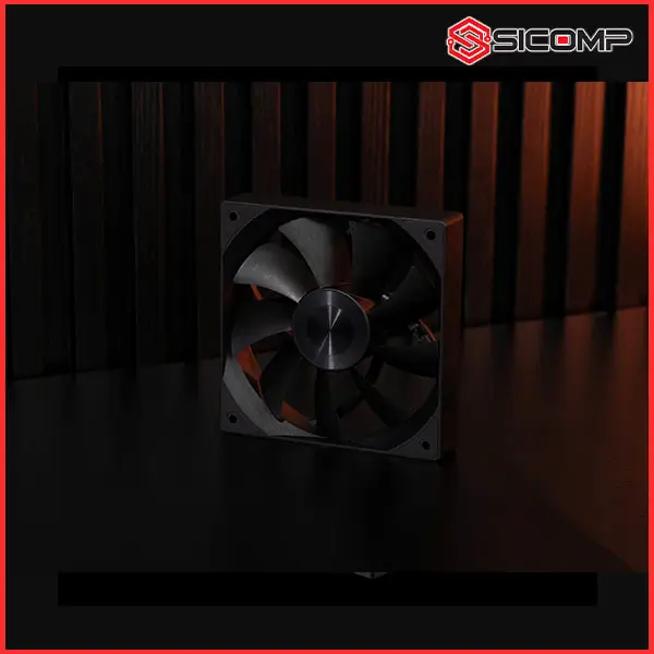 FAN CASE JUNGLE LEOPARD F12 (MÀU ĐEN | KHÔNG LED) - HIỆU SUẤT CAO, Picture 4