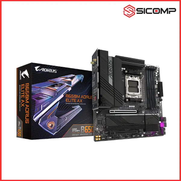 MAINBOARD GIGABYTE B650M AORUS ELITE AX DDR5 , Picture 1