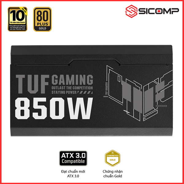 NGUỒN ASUS TUF GAMING 850W GOLD - 1000W (ATX 3.0 - PCIE 5.0 - FULL MODULAR), Picture 3